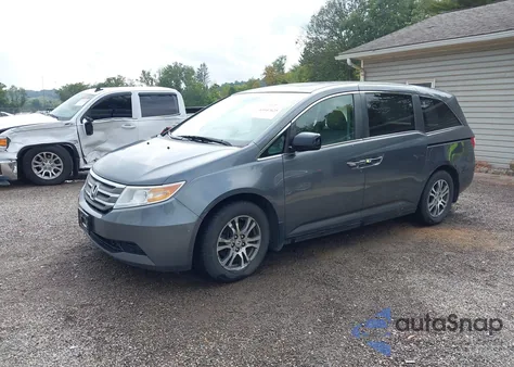 2011 Honda Odyssey Ex-L from USA, damaged, VIN 5FNRL5H60BB020788